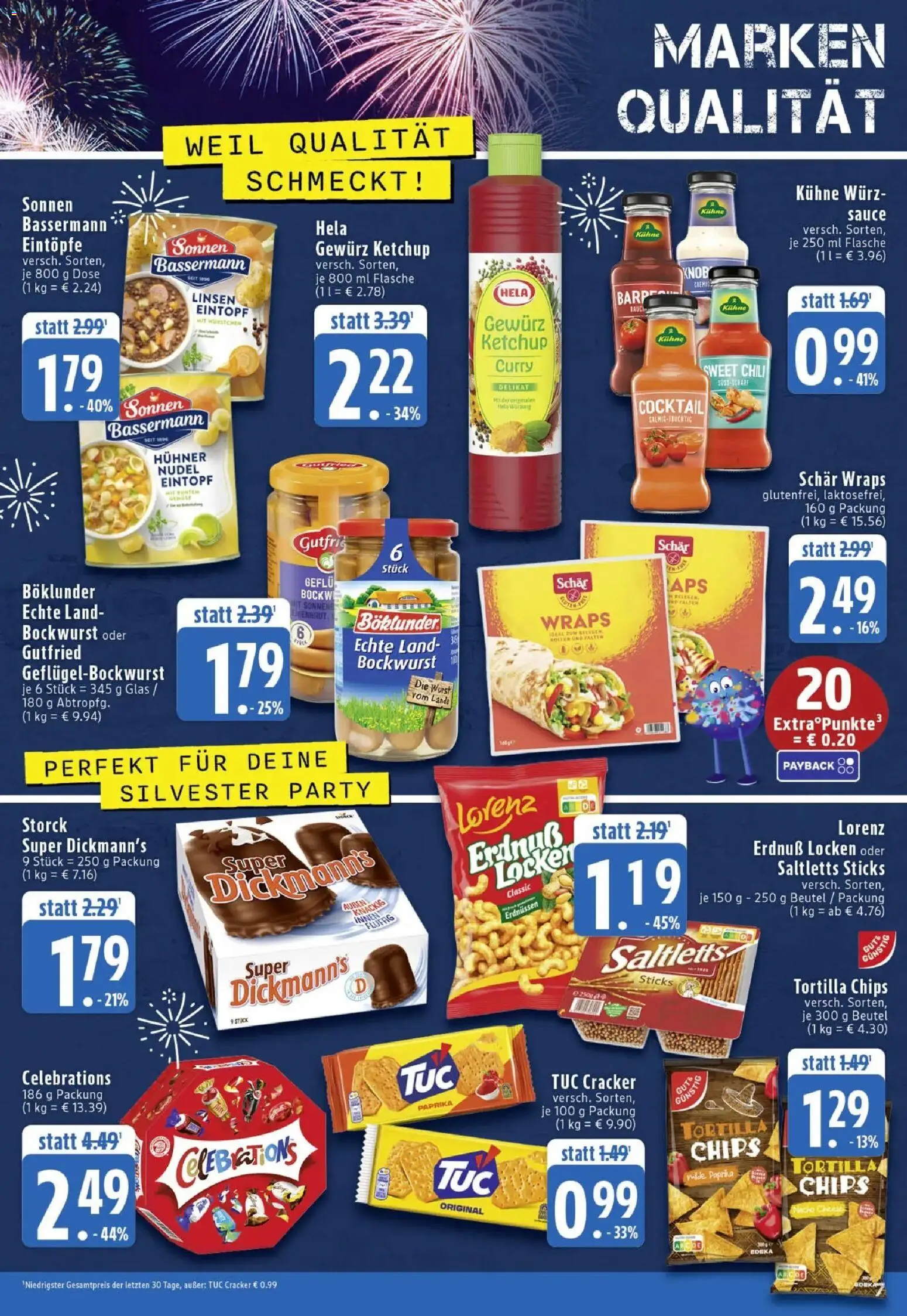 Edeka prospekt Köln	 – gültig ab 29.12.2025 | Seite: 7 | Produkte: Bockwurst, Celebrations, Paprika, Wurst