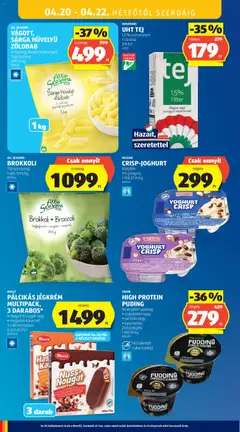 HIGH PROTEIN PUDING, fehérjében gazdag • csokoládés vagy • vaníliás vagy • karamellás 200 g/tégely - amely érvényes a következő dátumtól: 16.04.2026 | Oldal: 38