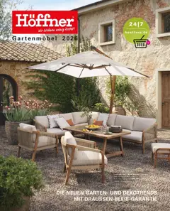 Höffner Prospekt Gartenmöbel Barsbüttel ab 27.03.2026 gültig