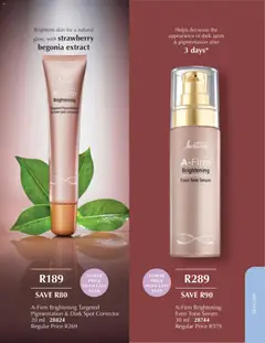 Justine specials catalogue – valid from 01.03.2026 | Page: 34 | Products: Serum, Dark spot corrector