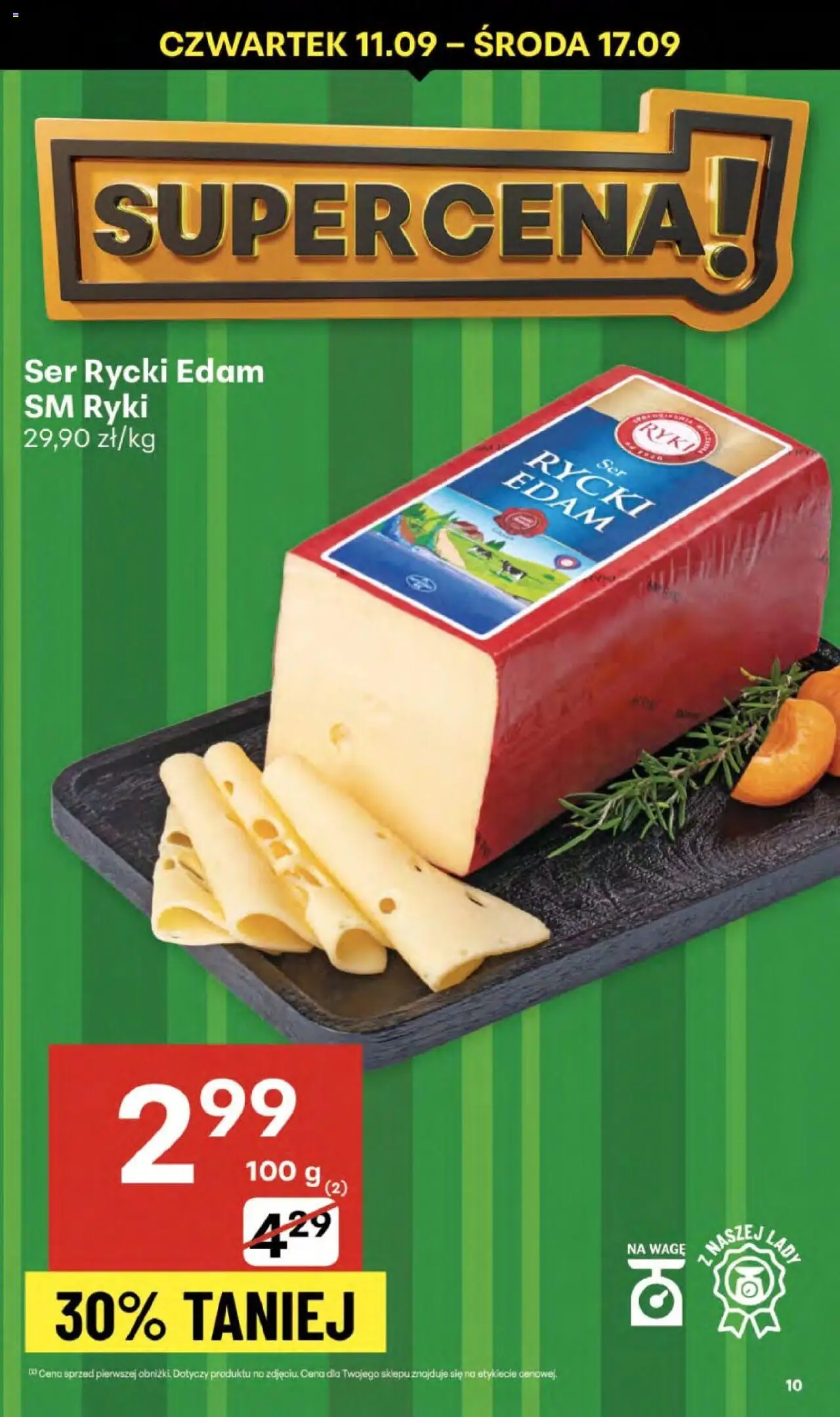 Delikatesy Centrum Gazetka od 11.09.2025 | Strona: 10 | Produkty: Ser