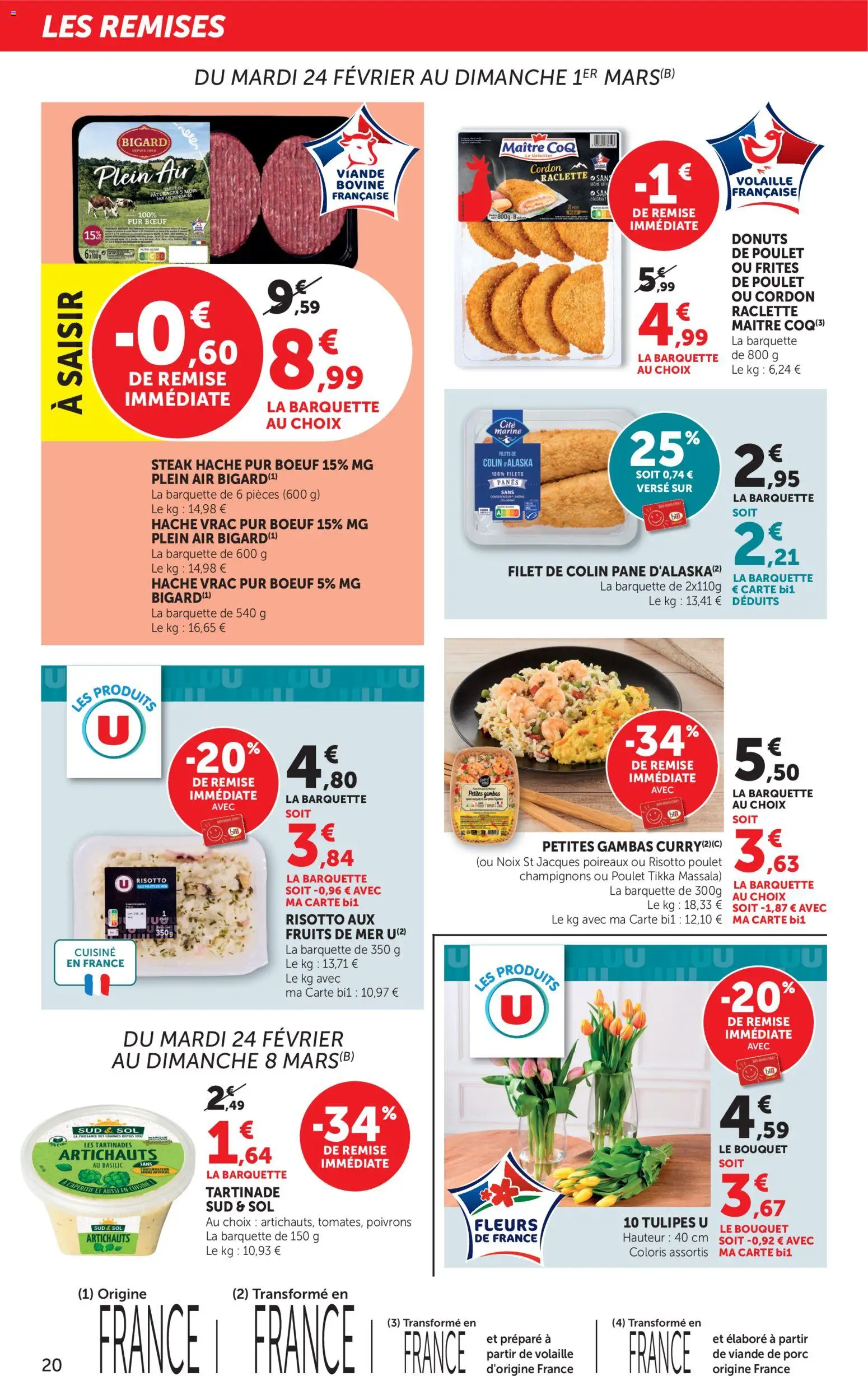 {H1} | Page: 20 | Produits: Viande de porc, Volaille, Poireaux, Viande