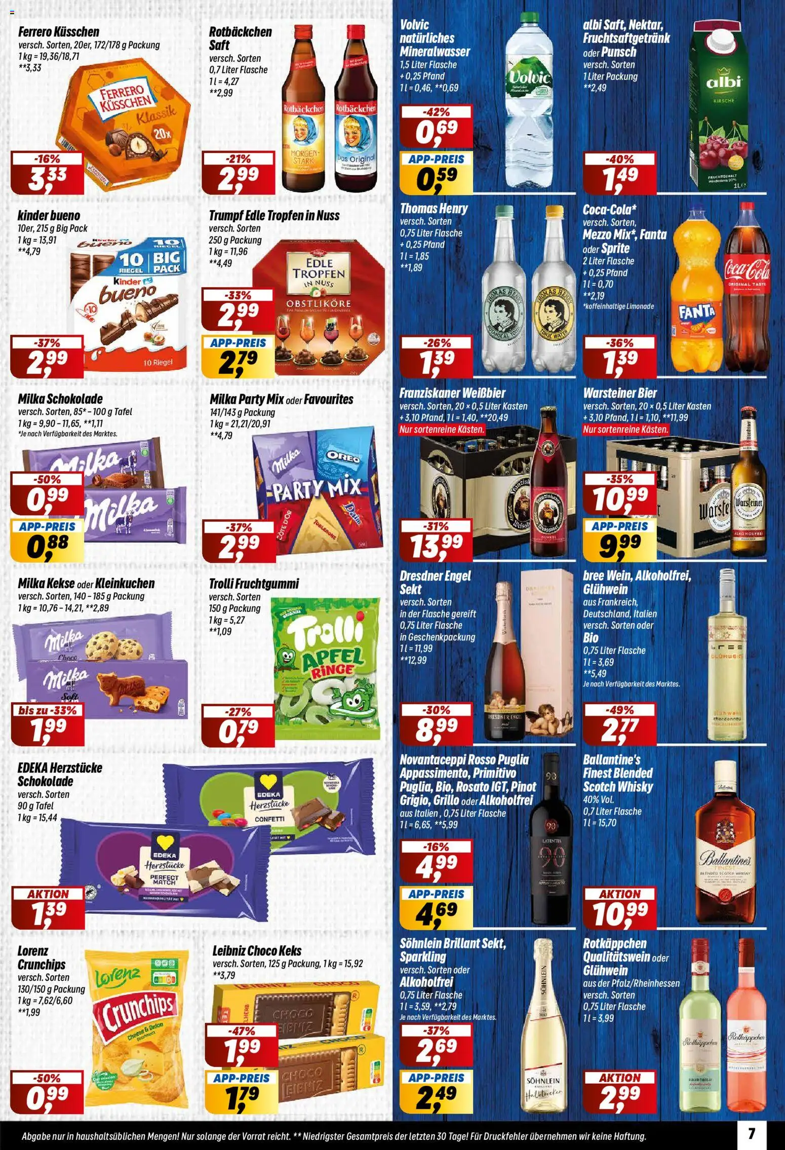 Simmel Prospekt 	 – gültig ab 08.12.2025 | Seite: 7 | Produkte: Franziskaner, Bier, Bree, Rotkäppchen