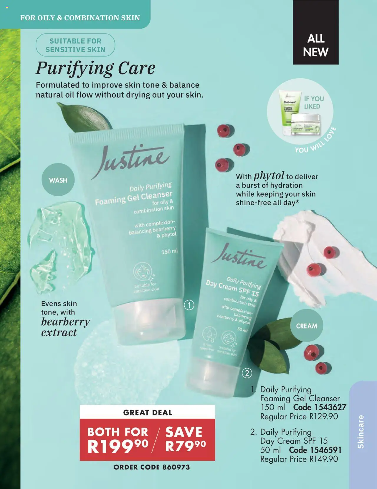 New Justine catalogue – valid from 01.10.2025 | Page: 36 | Products: Oil, Cream, Day cream
