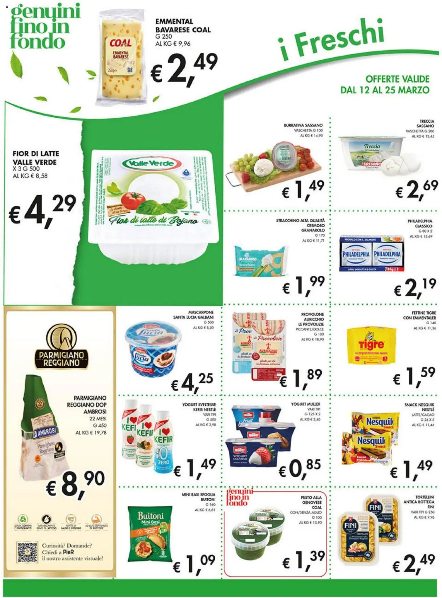 Volantino Coal del 12.03.2026 | Pagina: 6 | Prodotti: Latte, The, Parmigiano, Emmental
