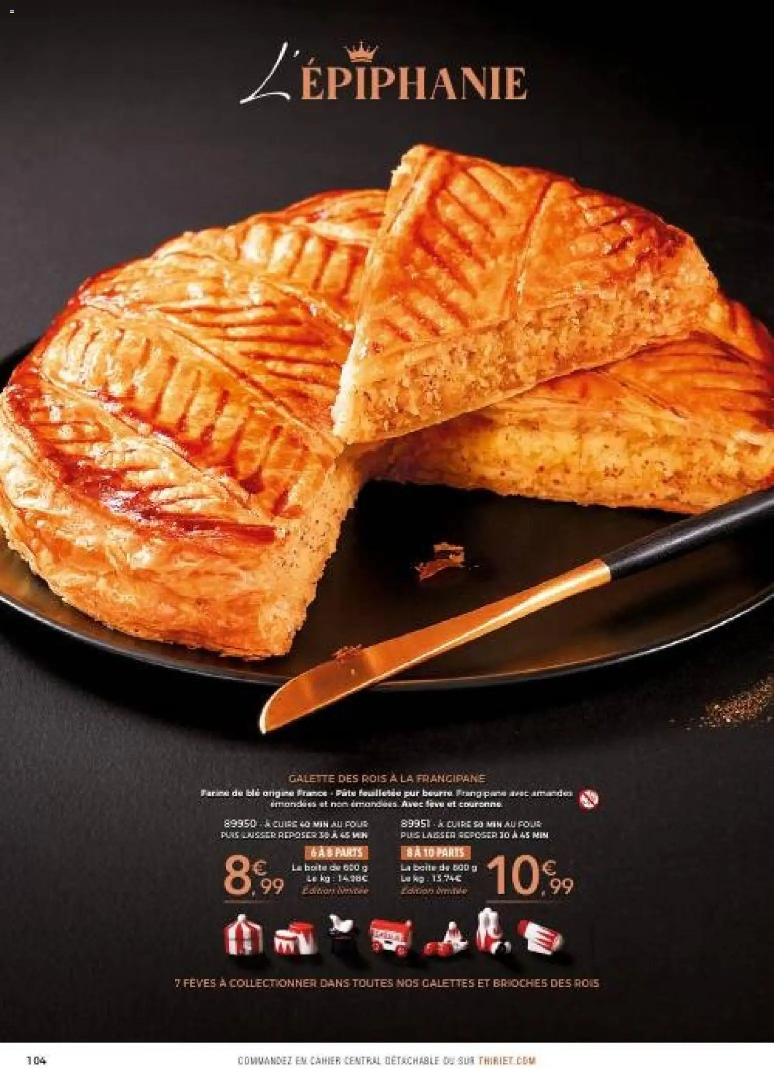 {H1} | Page: 104 | Produits: Galette des rois, Four, Galette des rois a la frangipane