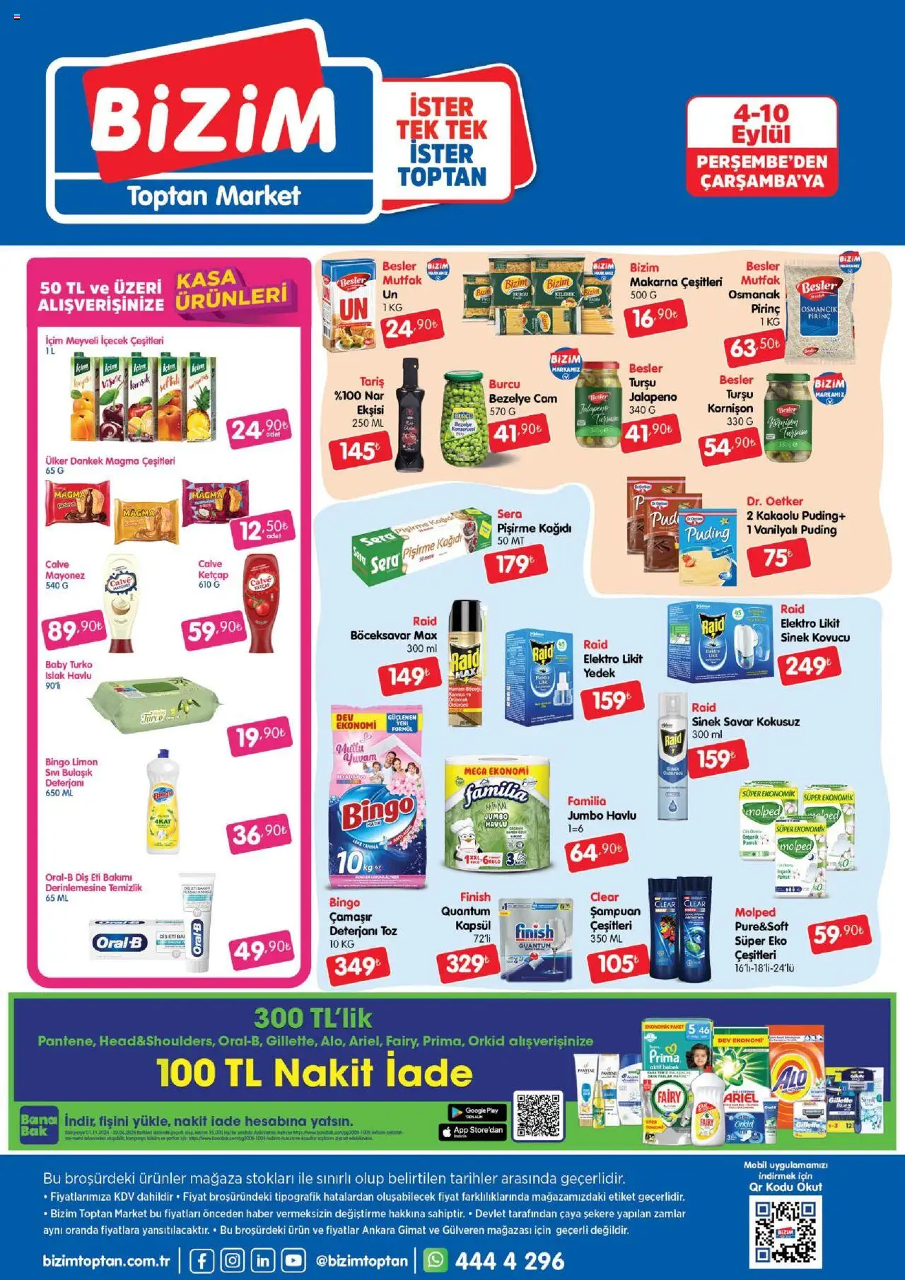 Bizim Toptan Katalog - 04.09.2025 tarihinden itibaren geçerlidir | Sayfa: 2 | Ürünler: Makarna, Ketçap, Bezelye, Kasa