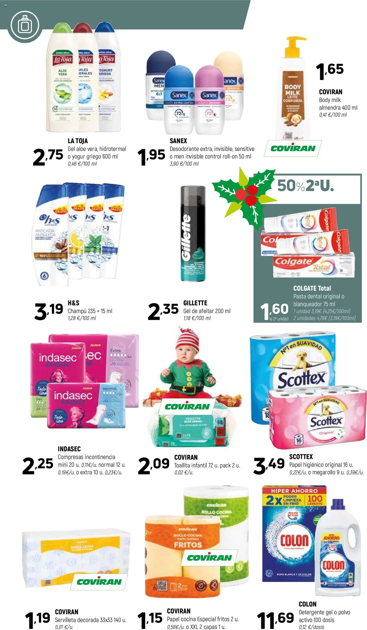 Coviran - Asturias │ válido desde el 02.12.2025 | Página: 22 | Productos: Champú, Detergente, Yogur, Pasta