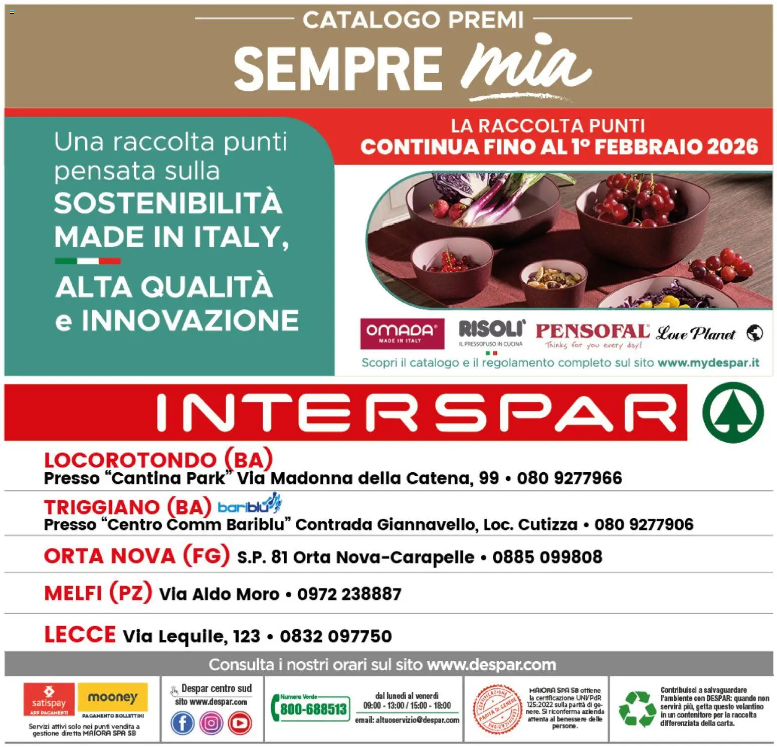 Volantino Interspar del 12.01.2026 | Pagina: 33 | Prodotti: Contenitore
