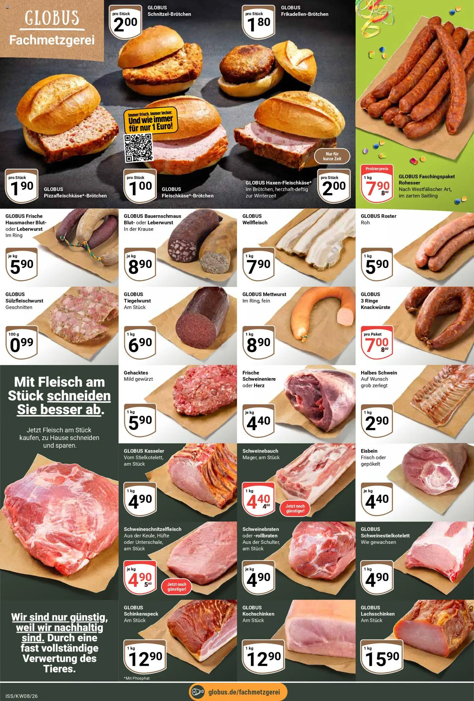 Globus Prospekt 	 – gültig ab 16.02.2026 | Seite: 6 | Produkte: Schweinebauch, Fleisch