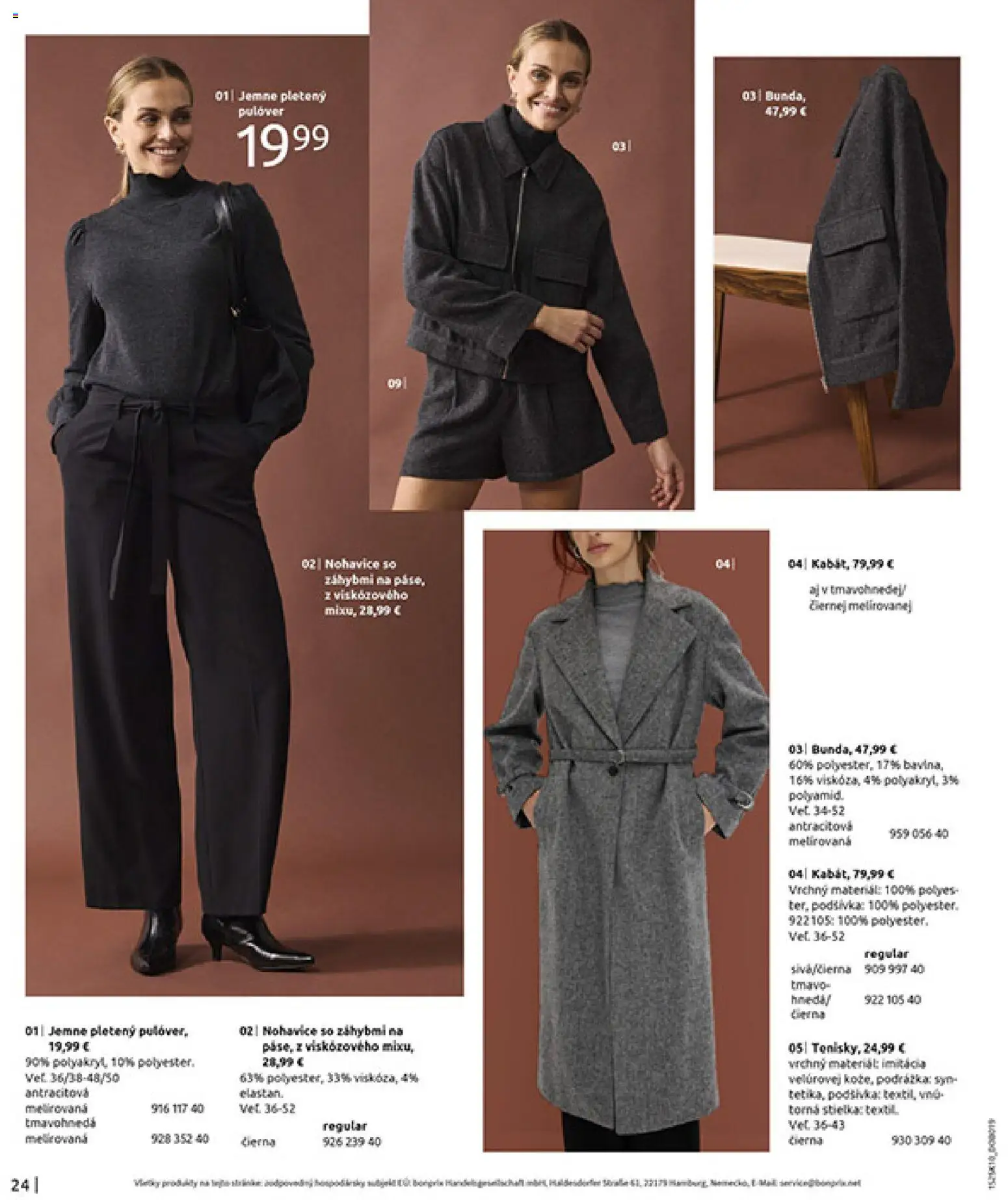 Nové Bonprix akcie – leták je platný od 01.11.2025 | Strana: 26 | Produkty: Nohavice