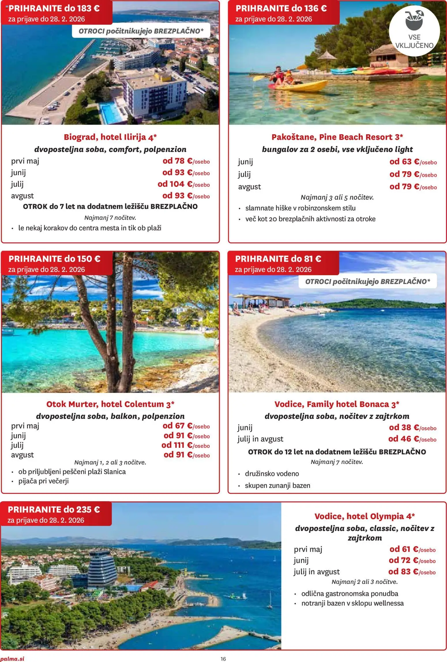 Novi Palma katalog ponudbe – veljaven od 05.01.2026 | Stran: 16 | Izdelki: Bazen