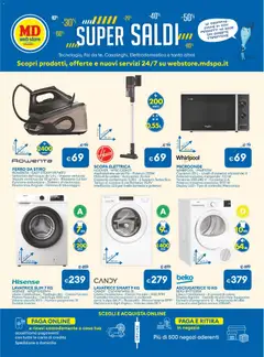 Anteprima del volantino Volantino MD Discount	 valido a partire dal 03.01.2026 | Pagina: 29 | Prodotti: Microonde, Anticalcare, Lavatrice, Asciugatrice