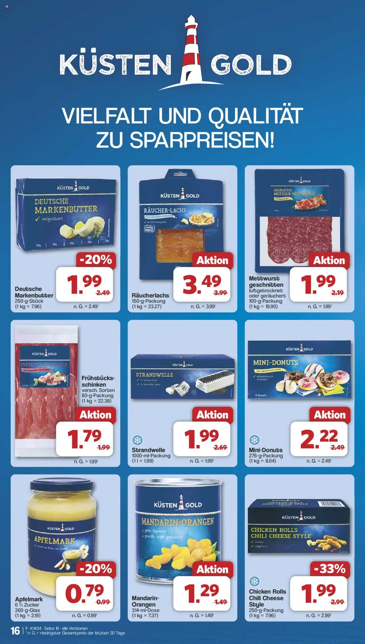 Famila Nordwest Prospekt 	 - gültig ab dem 18.08.2025 | Seite: 18 | Produkte: Orangen, Räucherlachs, Zucker, Chili