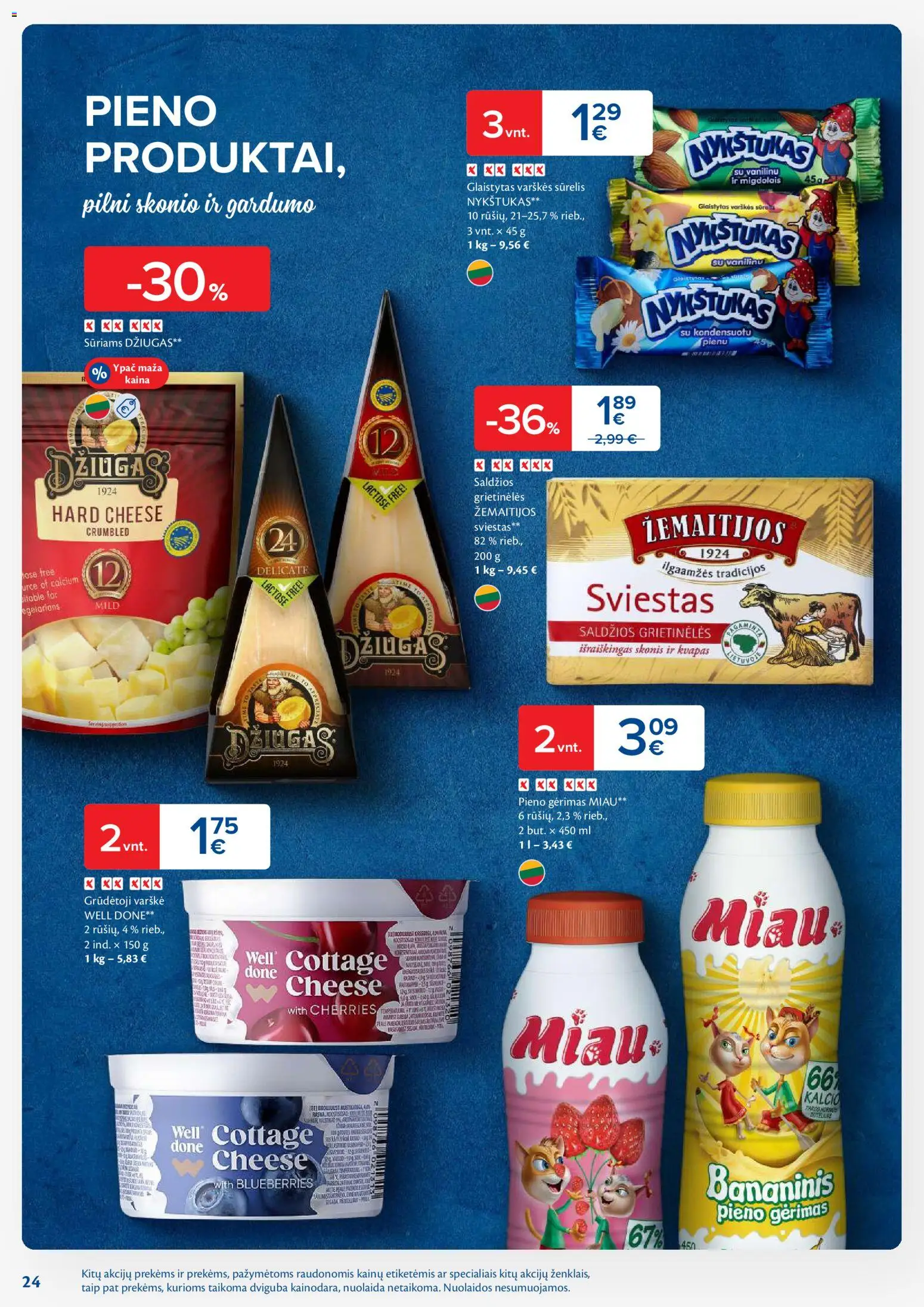 MAXIMA akcijos nuo 28.10.2025 | Puslapis: 24 | Prekių: Sūrelis, Kvapas, Sviestas, Varškė