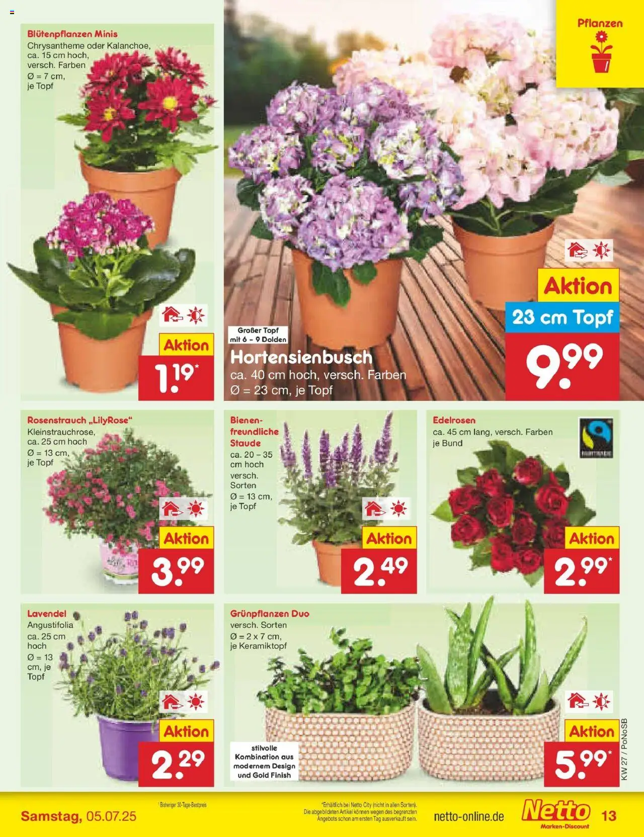 Netto Marken-Discount prospekt Amberg	 - gültig ab dem 29.06.2025 | Seite: 15 | Produkte: Finish, Lavendel