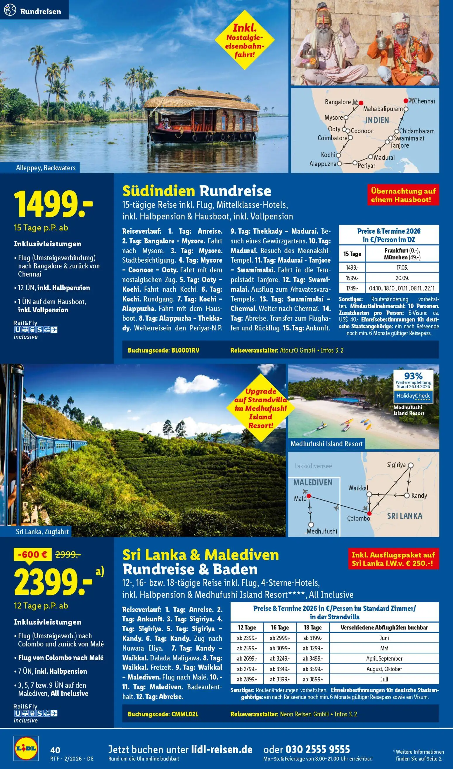 Lidl Reisen Prospekt 	 – gültig ab 14.02.2026 | Seite: 40 | Produkte: Uhr