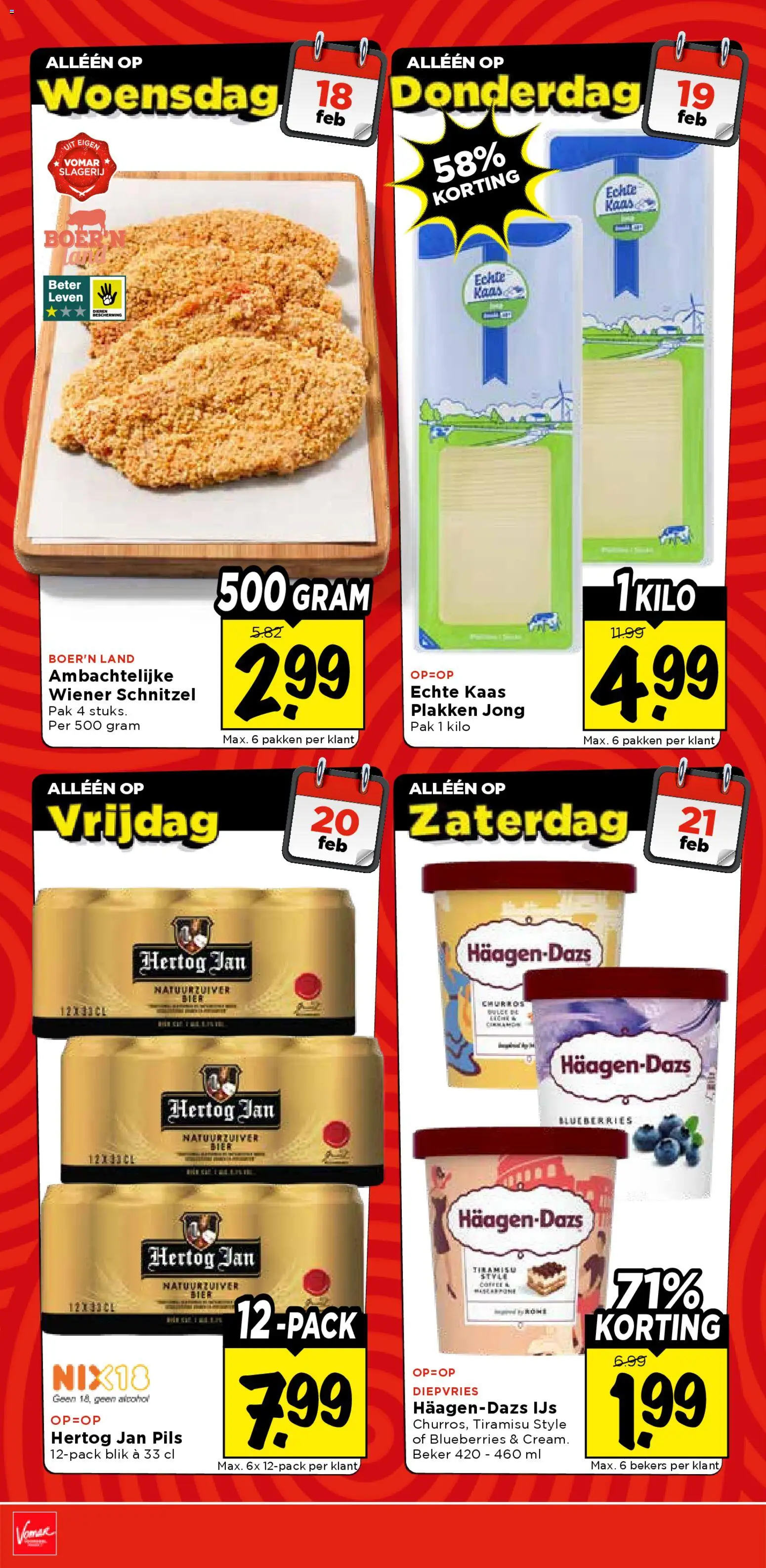 {H1} | Pagina: 3 | Producten: Kaas, Bier, Beker, Alcohol