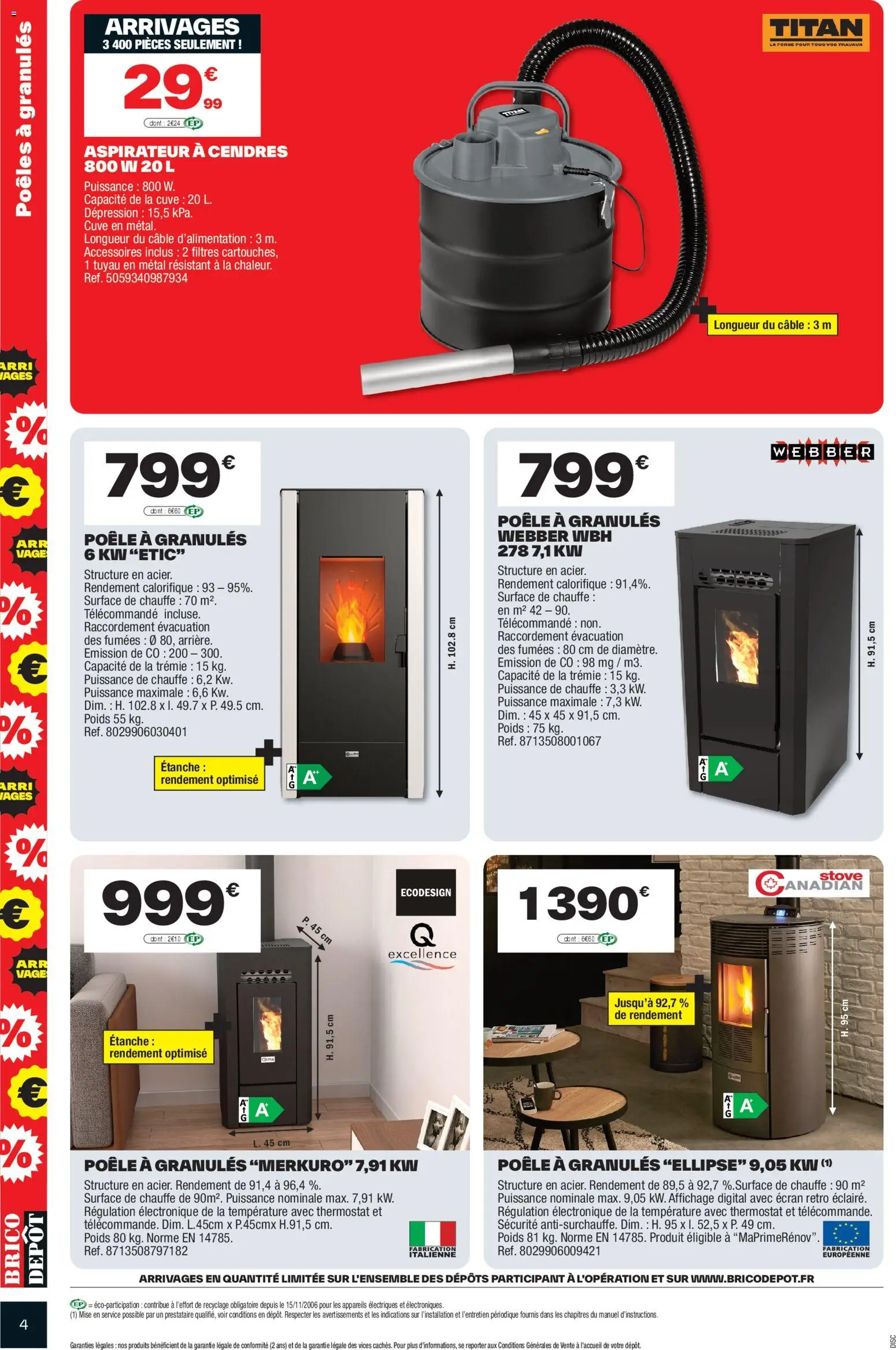 {H1} | Page: 4 | Produits: Câble, Poêle, Aspirateur, Tuyau