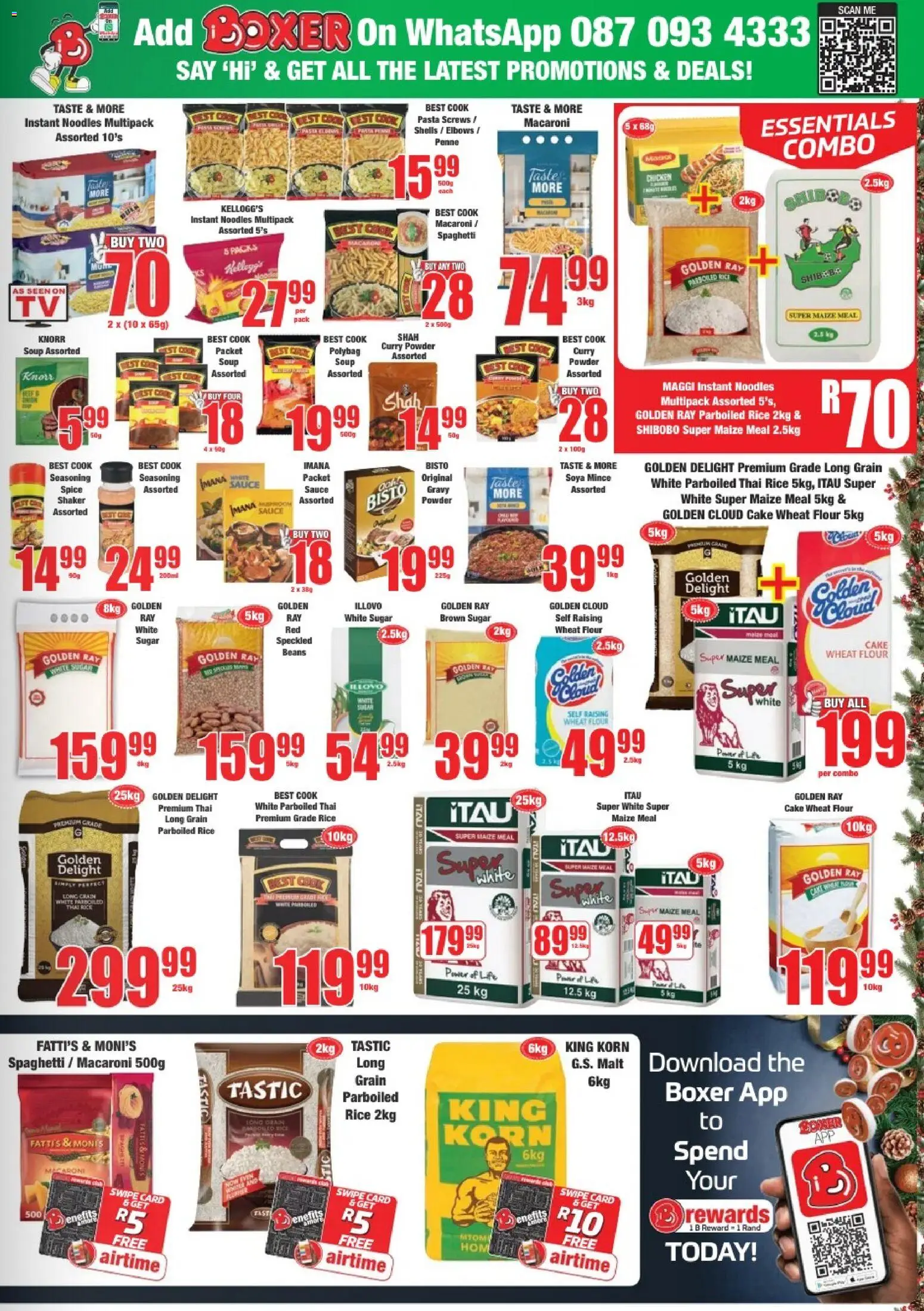 New Boxer catalogue – valid from 17.12.2025 | Page: 7 | Products: Chicken, Pasta, Gravy, Sugar