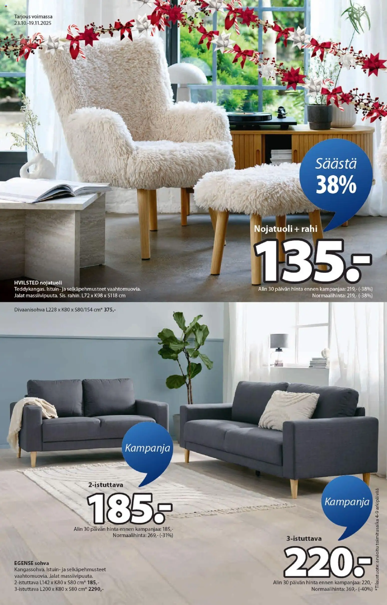 JYSK tarjoukset – voimassa 06.11.2025 alkaen | Sivu: 5