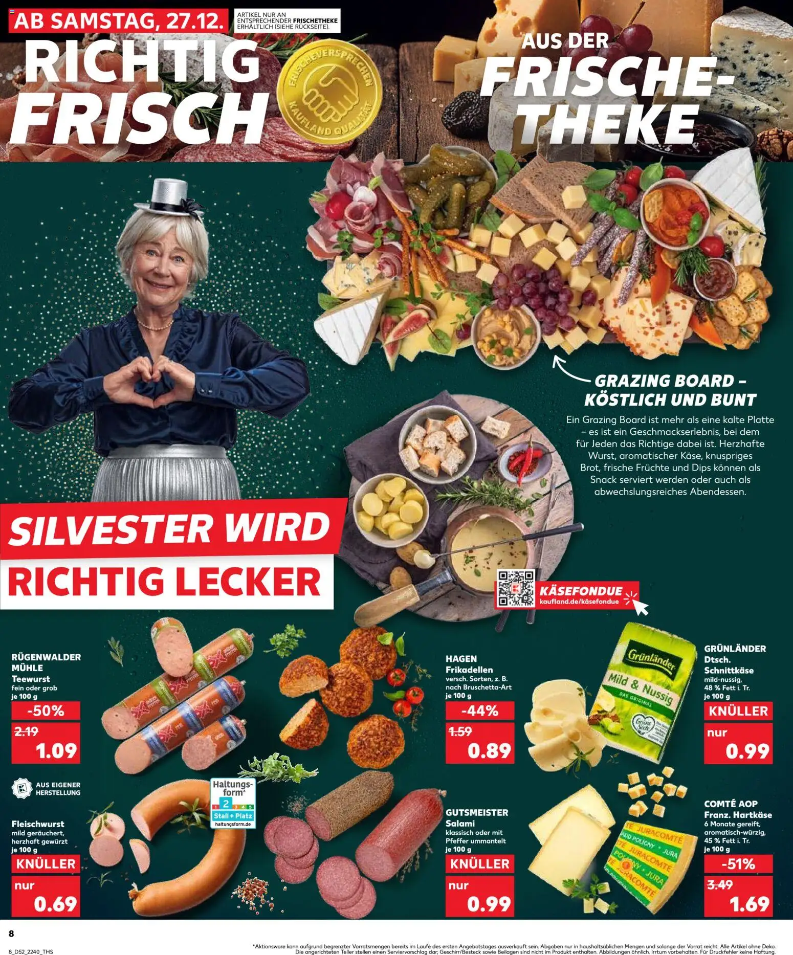 Kaufland prospekt Speyer	 – gültig ab 27.12.2025 | Seite: 8 | Produkte: Mühle, Theke, Grunlander, Pfeffer