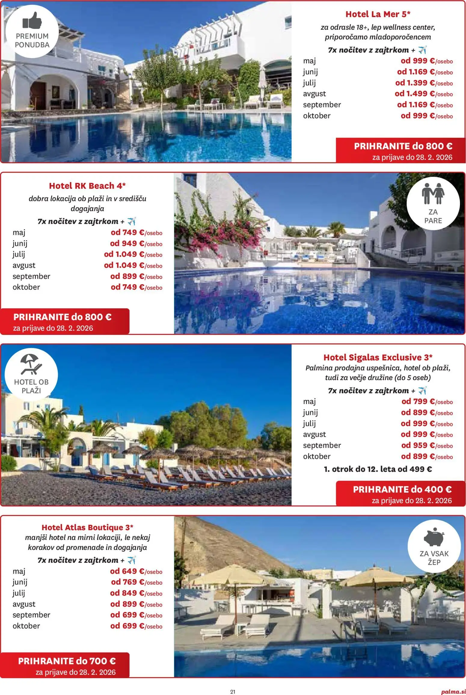 Novi Palma katalog ponudbe – veljaven od 01.01.2026 | Stran: 21