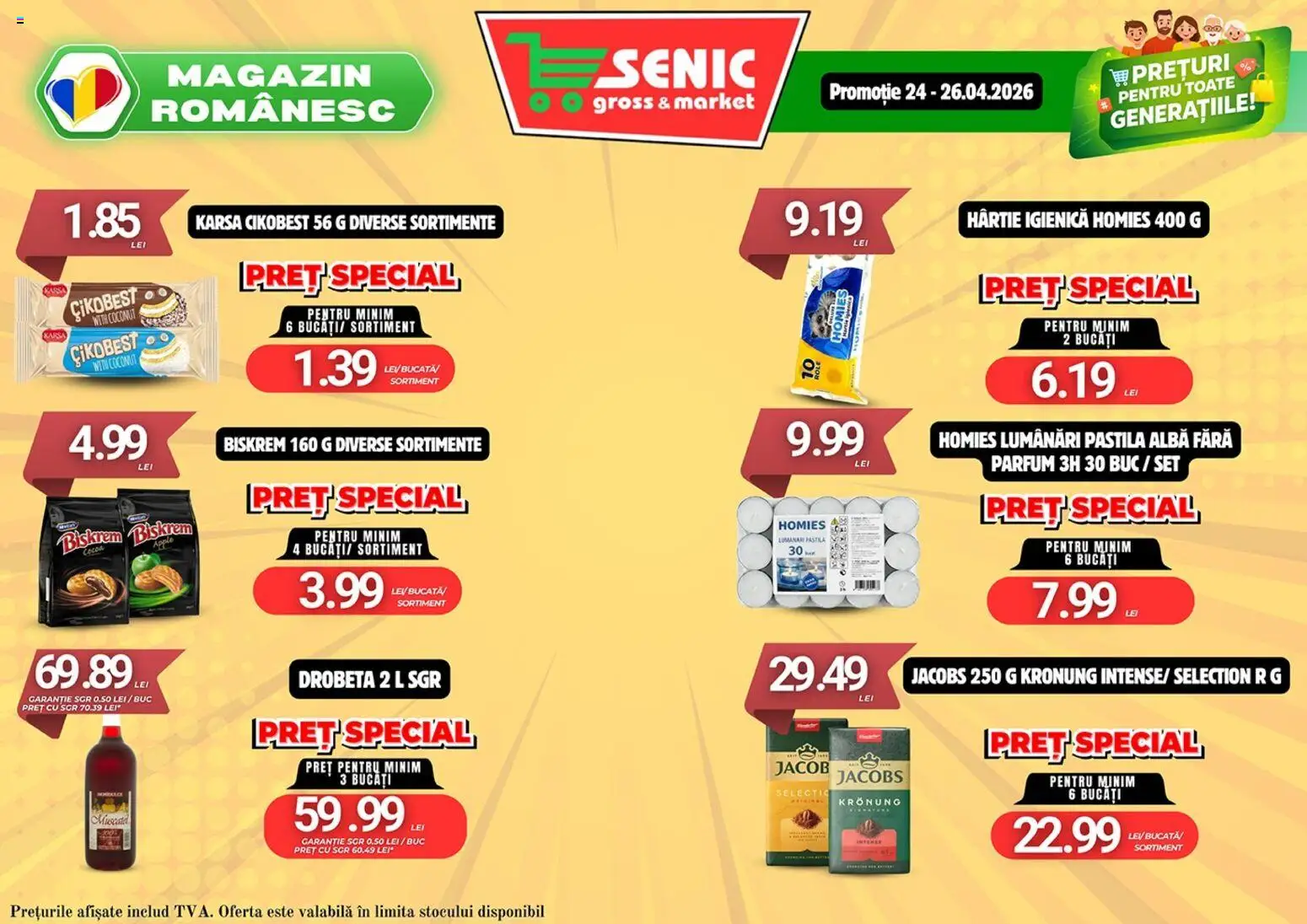 Noul catalog Senic – valabil de la 20.04.2026 | Pagină: 7 | Produse: Parfum, Köpek çiti, Apple