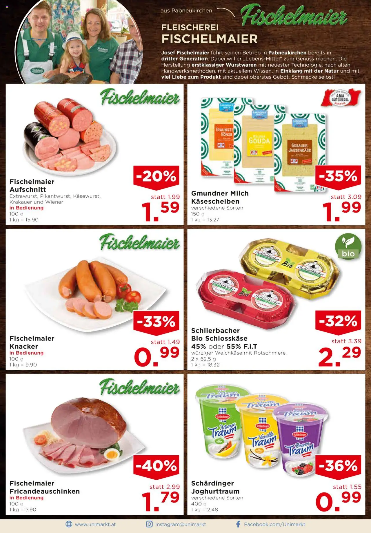 Unimarkt  Zentralraum gültig ab 20.08.2025 | Seite: 8 | Produkte: Milch