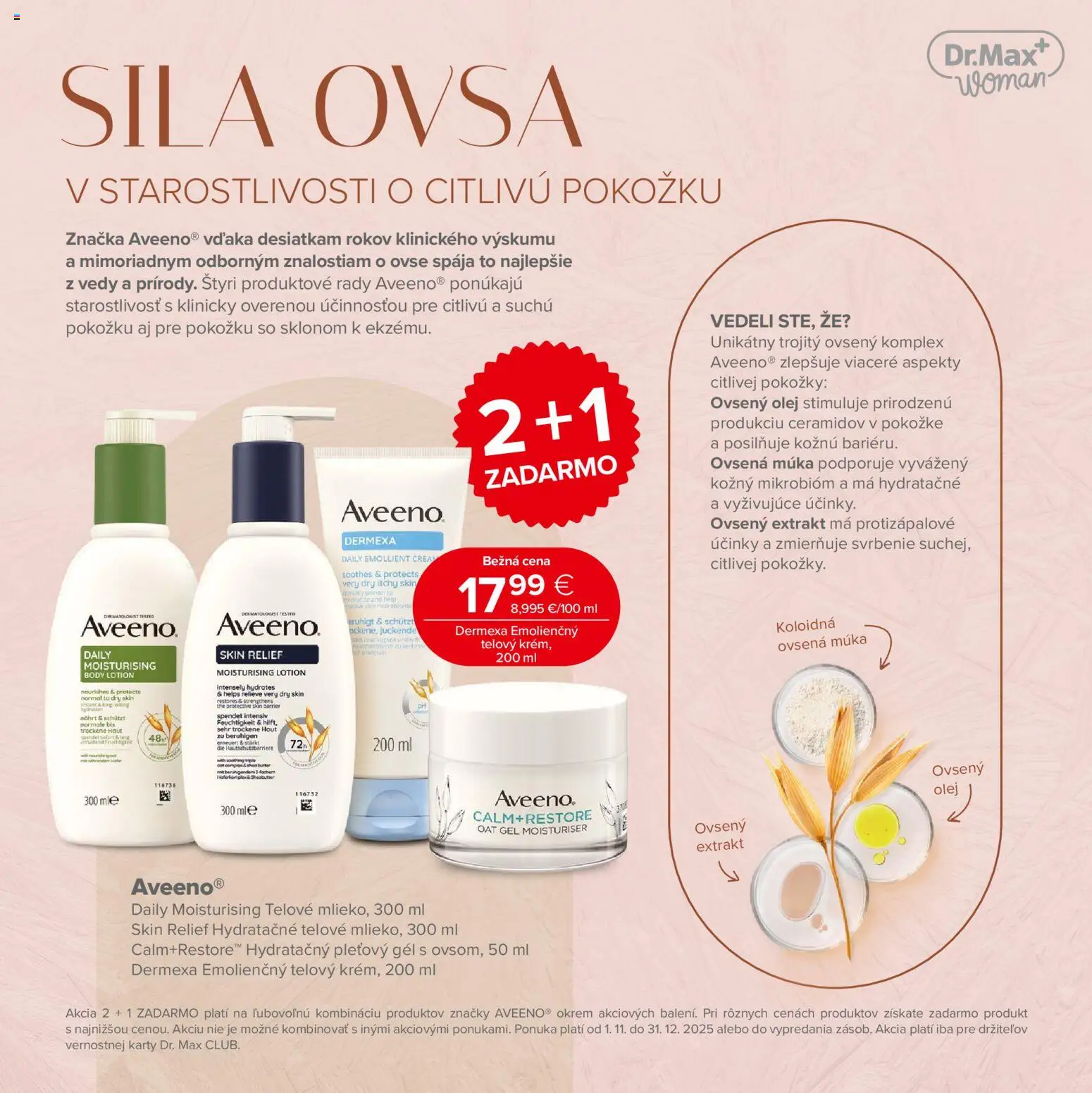Nové Dr. Max akcie – leták je platný od 07.11.2025 | Strana: 19 | Produkty: Olej, Múka