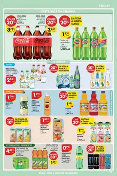 Pré-visualização COCA-COLA Zero açúcar, Pack 2x1,75lt válido de 26.03.2026 | Página: 25 | Produtos: Laranjas, Açúcar, Coca-cola, Soda