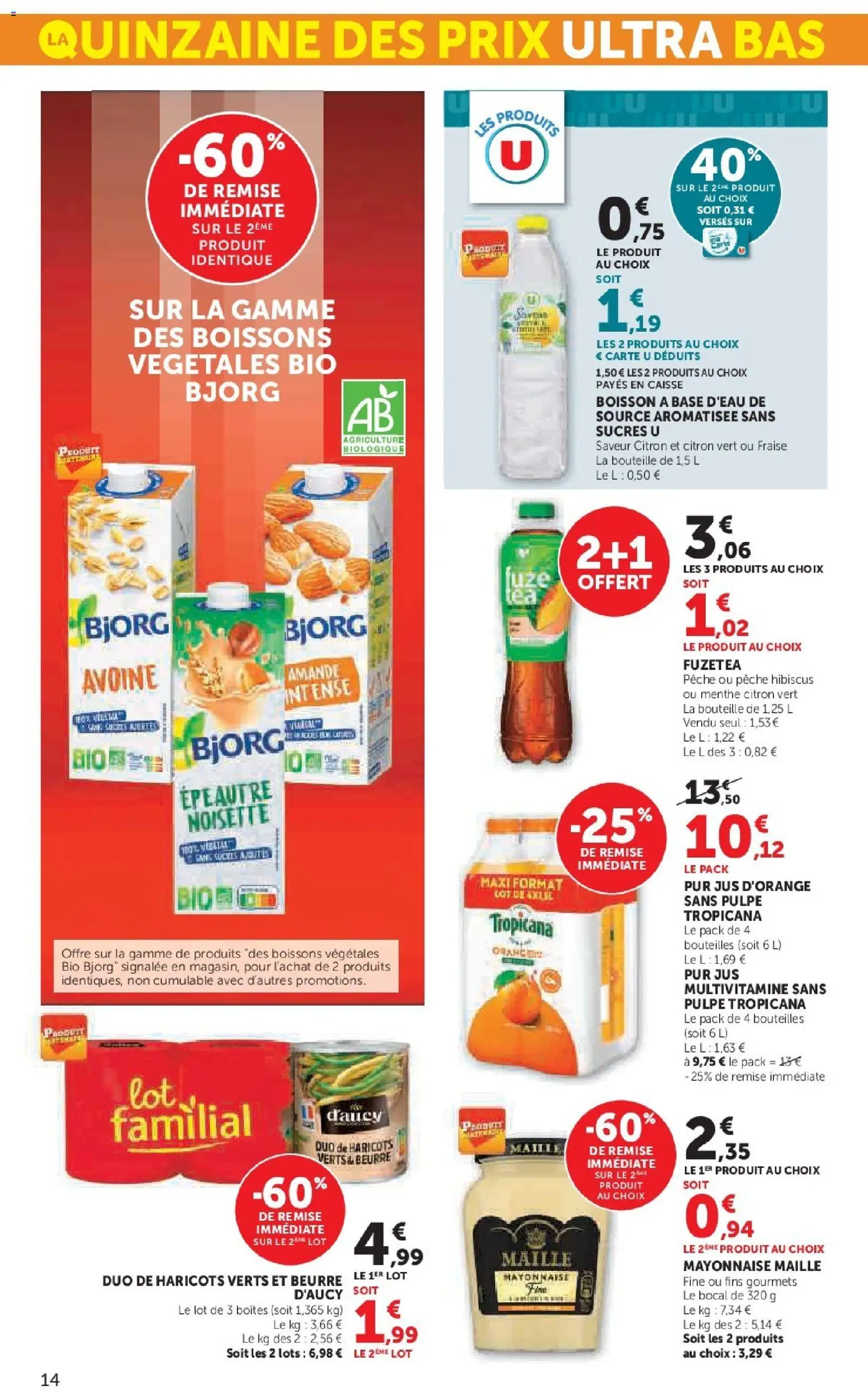 {H1} | Page: 14 | Produits: Citron vert, Noisette, Base, Beurre