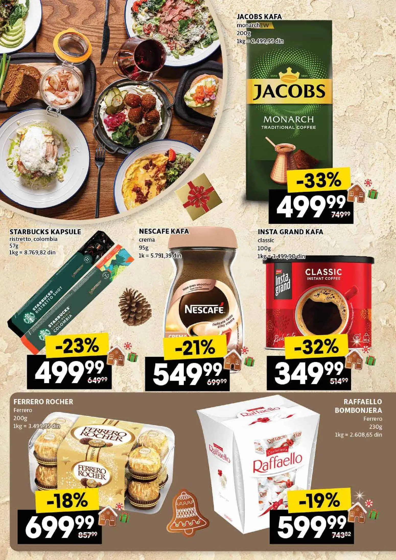 Idea katalog - važi od 18.12.2025 | Strana: 22 | Proizvode: Raffaello, Bombonjera, Kafa, Nescafé