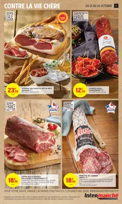 Intermarché - Prévisualisation de Intermarché - Découvrez nos offres de la semaine valide à partir de 21.10.2025 | Page: 7 | Produits: Chorizo, Salami, Jambon