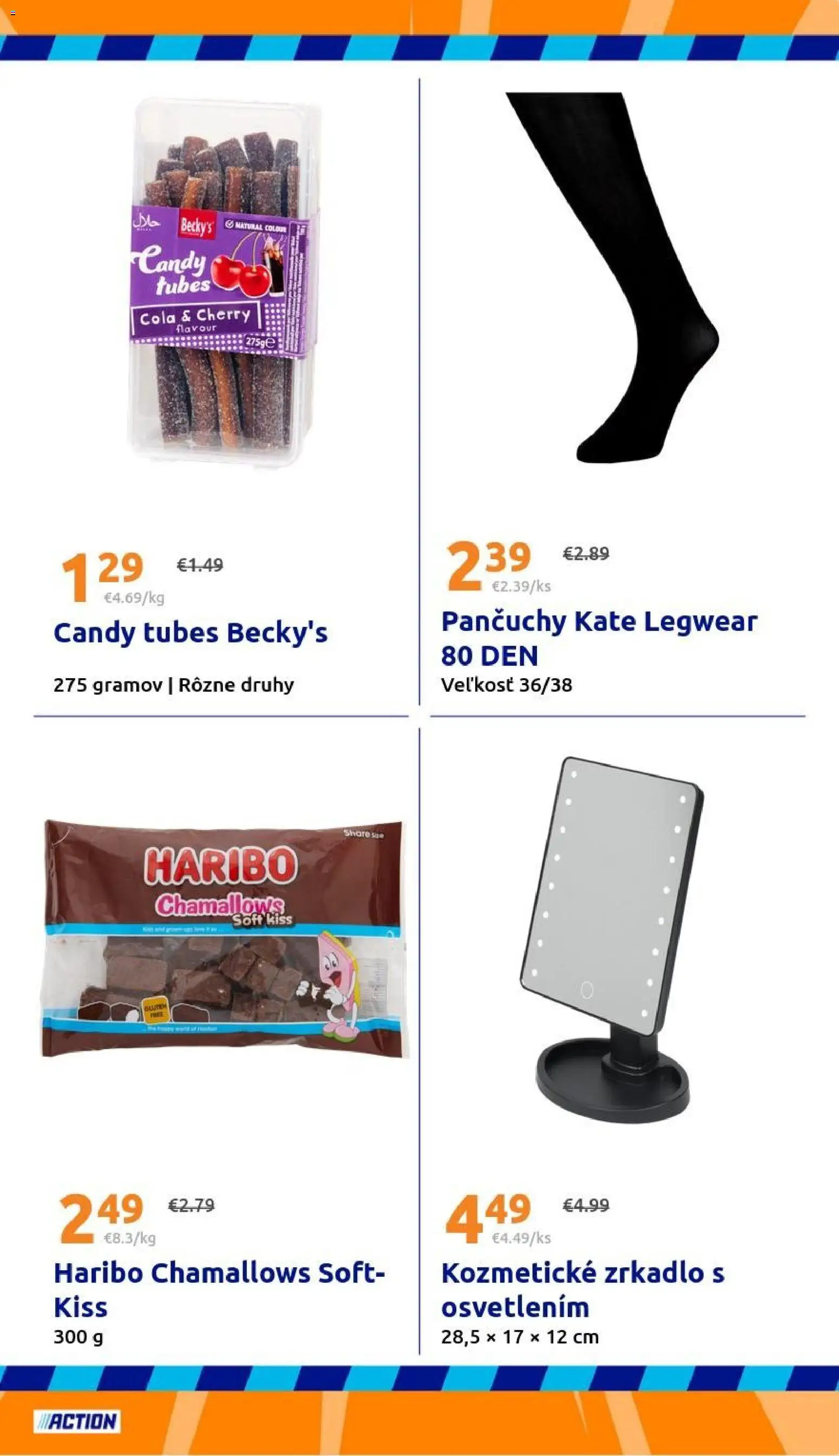 Nové Action akcie – leták je platný od 21.01.2026 | Strana: 23 | Produkty: Zrkadlo, Cola