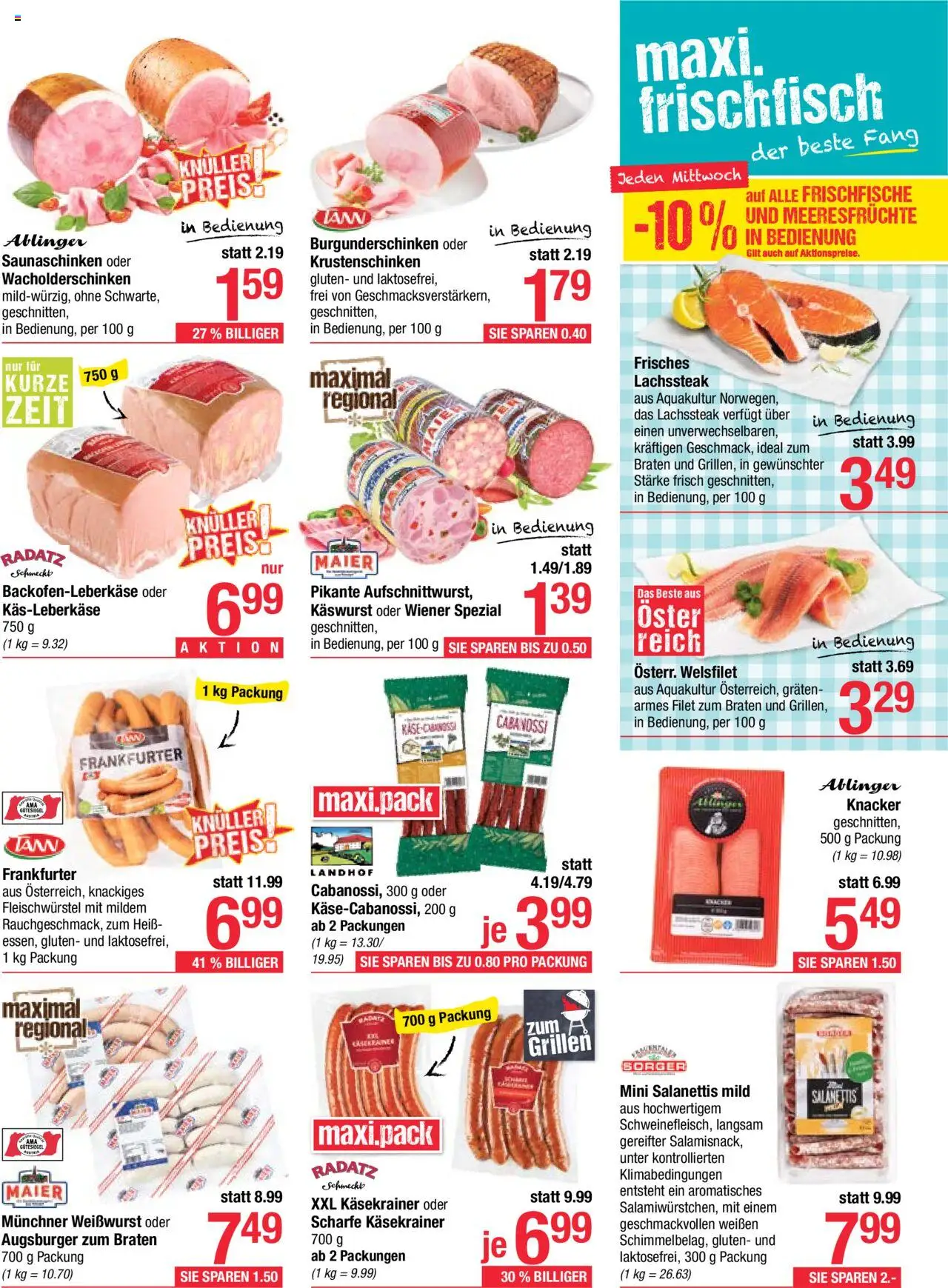 Maximarkt Flugblatt gültig ab 04.08.2025 | Seite: 5 | Produkte: Meeresfrüchte