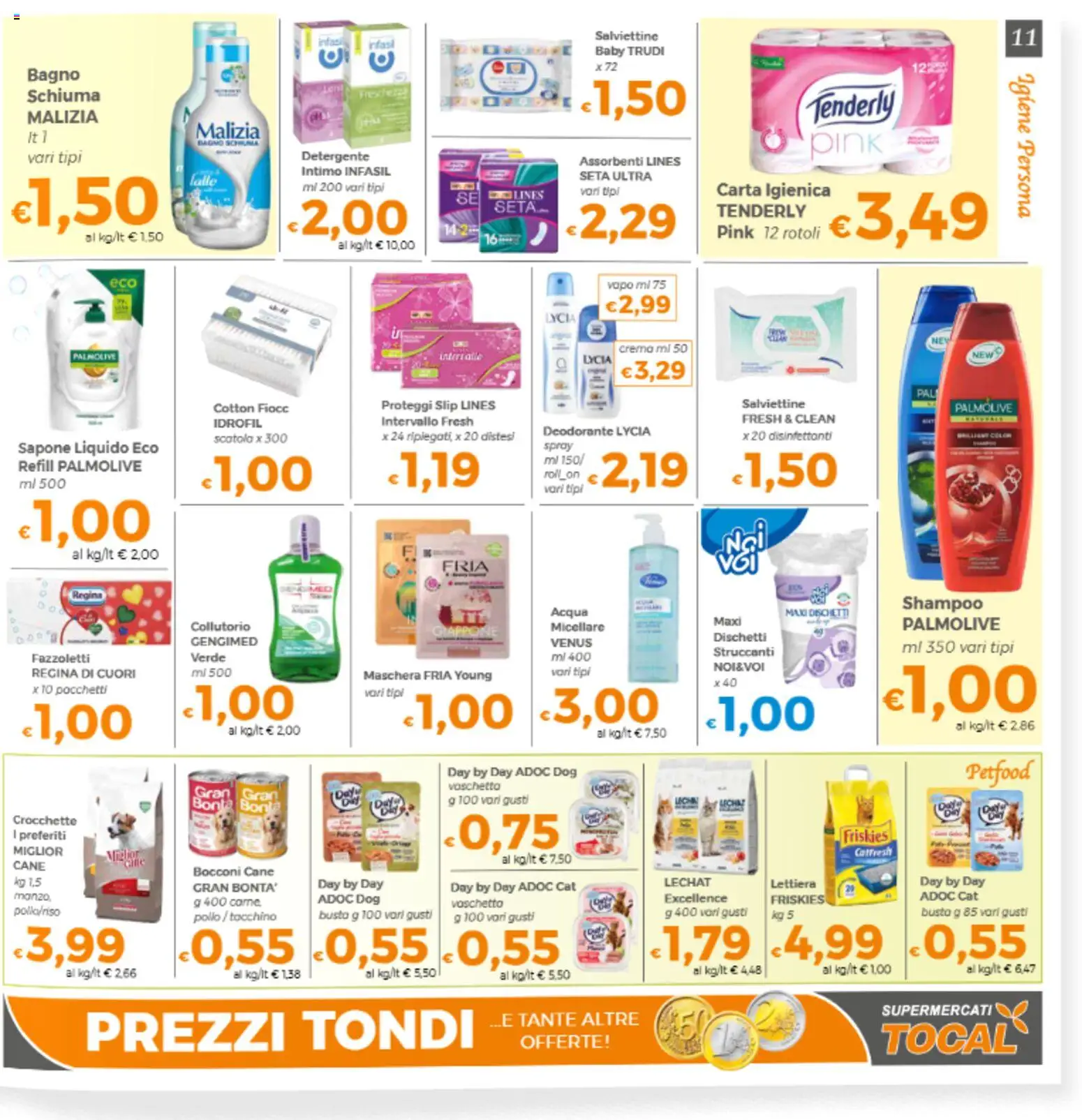 Volantino Tocal del 17.04.2026 | Pagina: 11 | Prodotti: Maschera, Collutorio, Acqua, Scatola