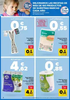 Carrefour folleto │ válido desde el 24.07.2025 | Página: 2 | Productos: Queso, Papel higienico, Cocina