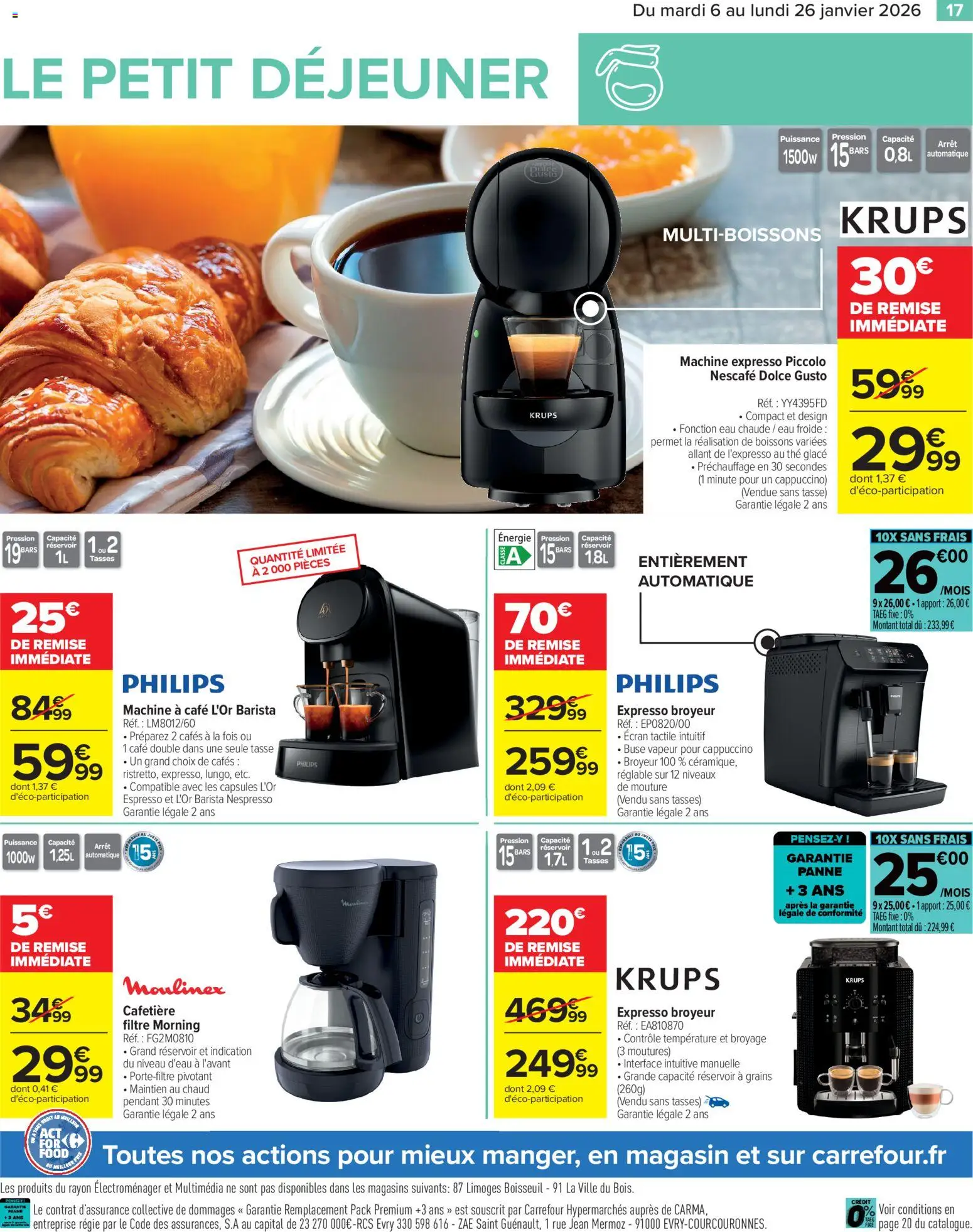 {H1} | Page: 17 | Produits: Filtre, Dolce Gusto, Krups, Café