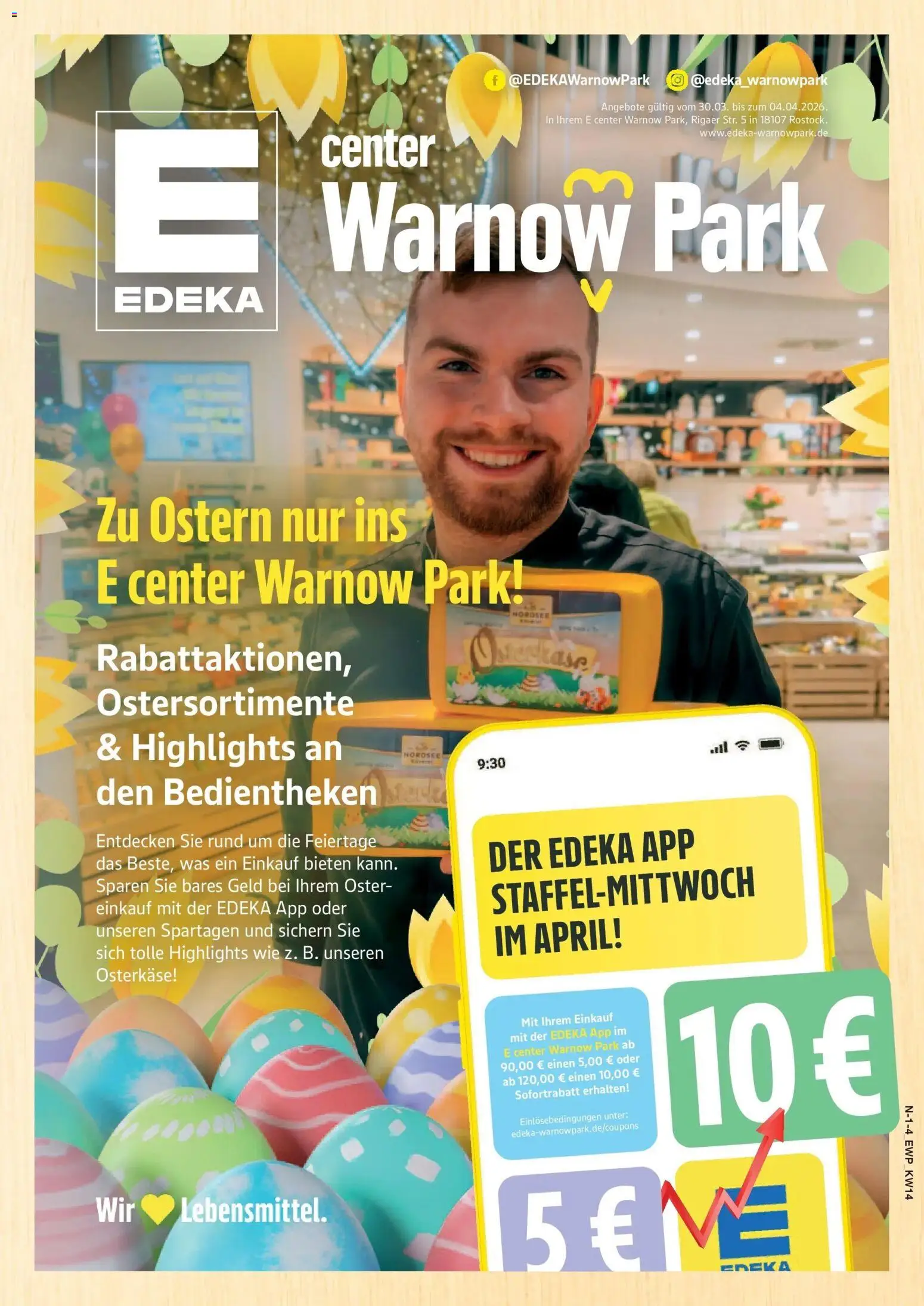 Edeka prospekt Rostock	 – gültig ab 30.03.2026 | Seite: 1