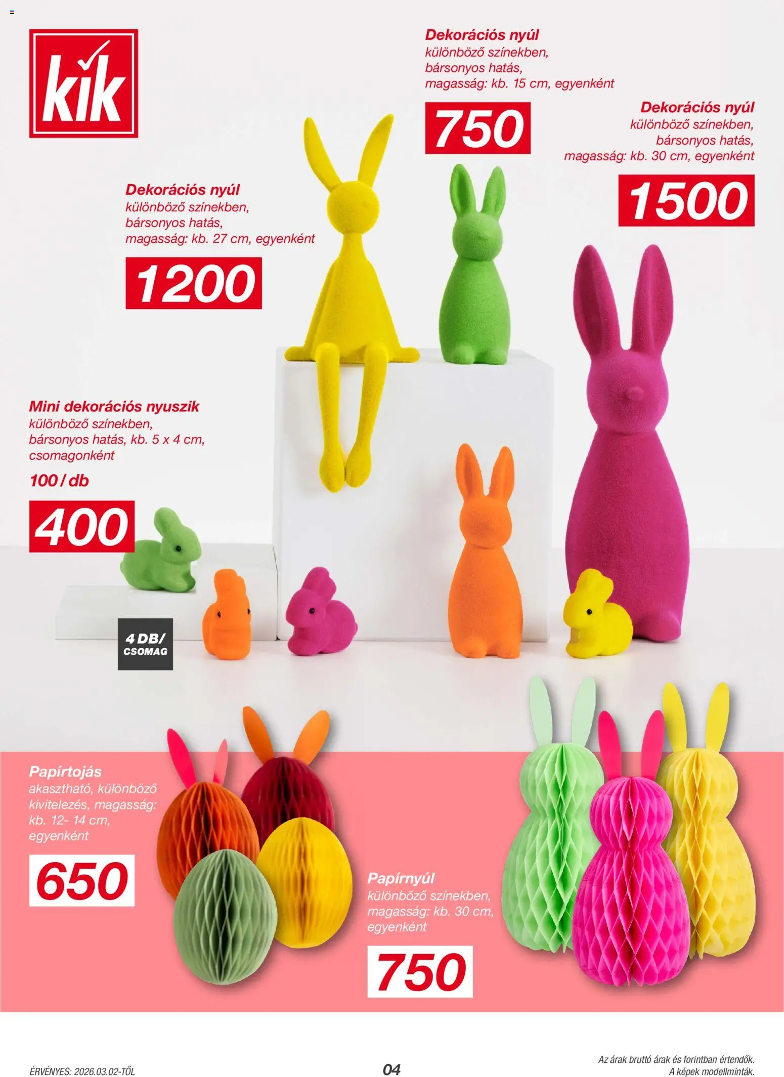 Kik akciós ujság - amely érvényes a következő dátumtól: 02.03.2026 | Oldal: 4
