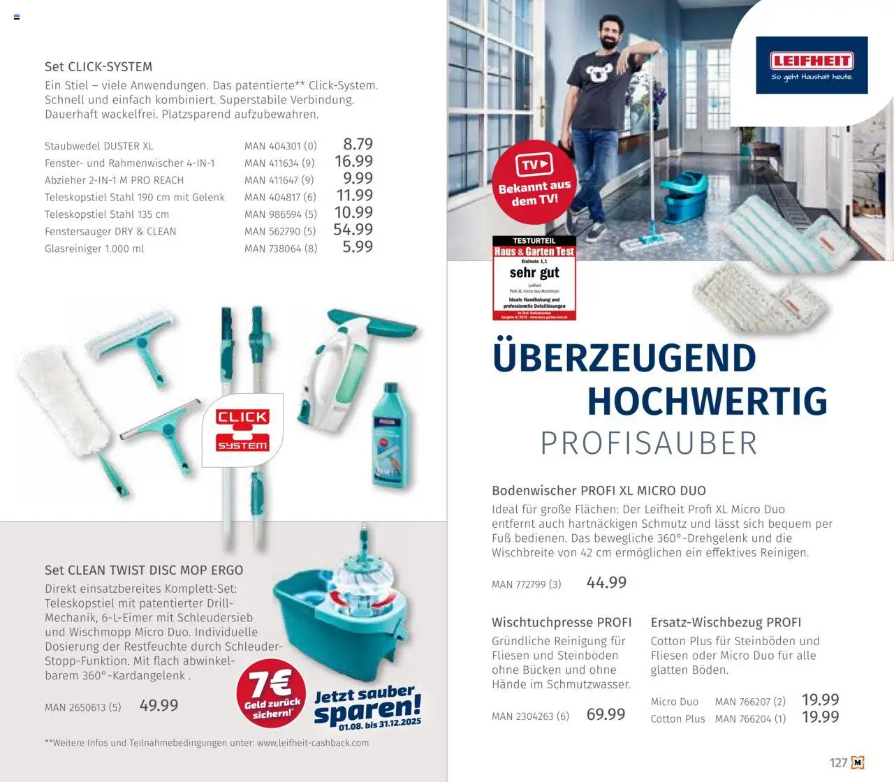 Müller Haushaltskatalog – gültig ab 03.10.2025 | Seite: 127 | Produkte: TV