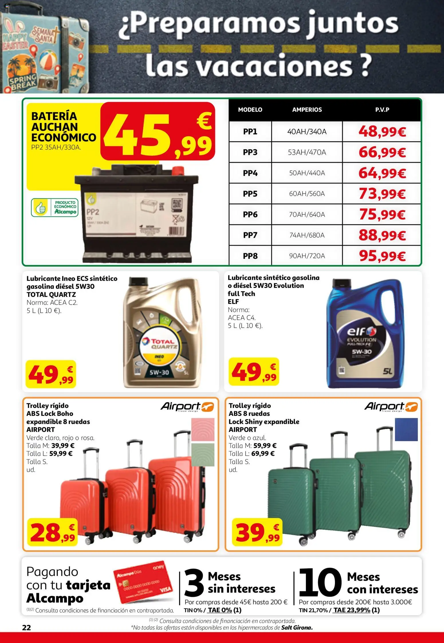 Alcampo  HPU Actívate en Primavera │ válido desde el 12.03.2026 | Página: 22 | Productos: Noodles αυγού, Batería