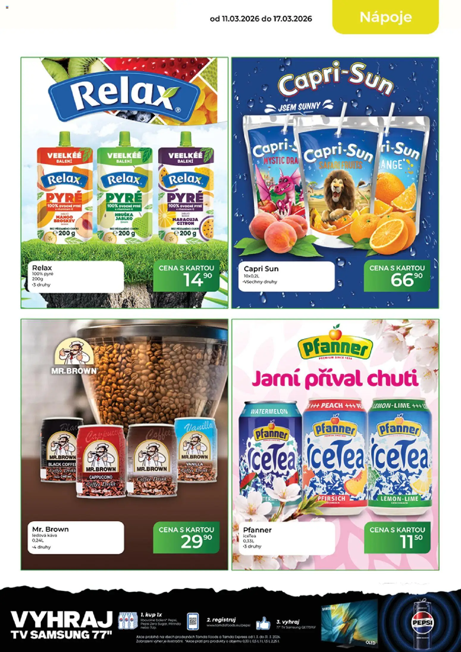Tamda Foods leták od 11.03.2026 | Strana: 11 | Produkty: Maracuja, Mango, Káva, Samsung