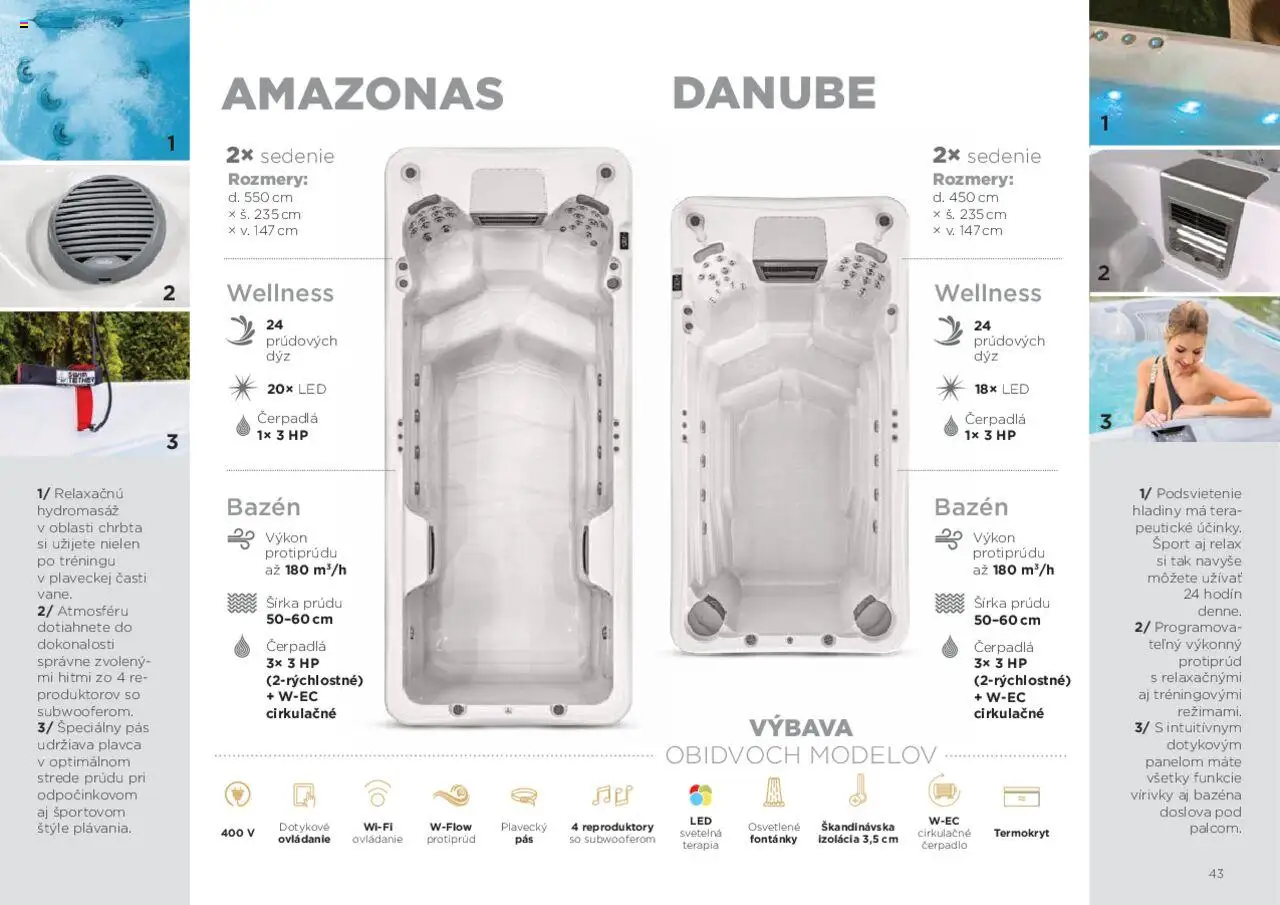 Nové Mountfield akcie – leták je platný od 15.08.2025 | Strana: 43 | Produkty: Pás, Čerpadlo, Led, Reproduktory