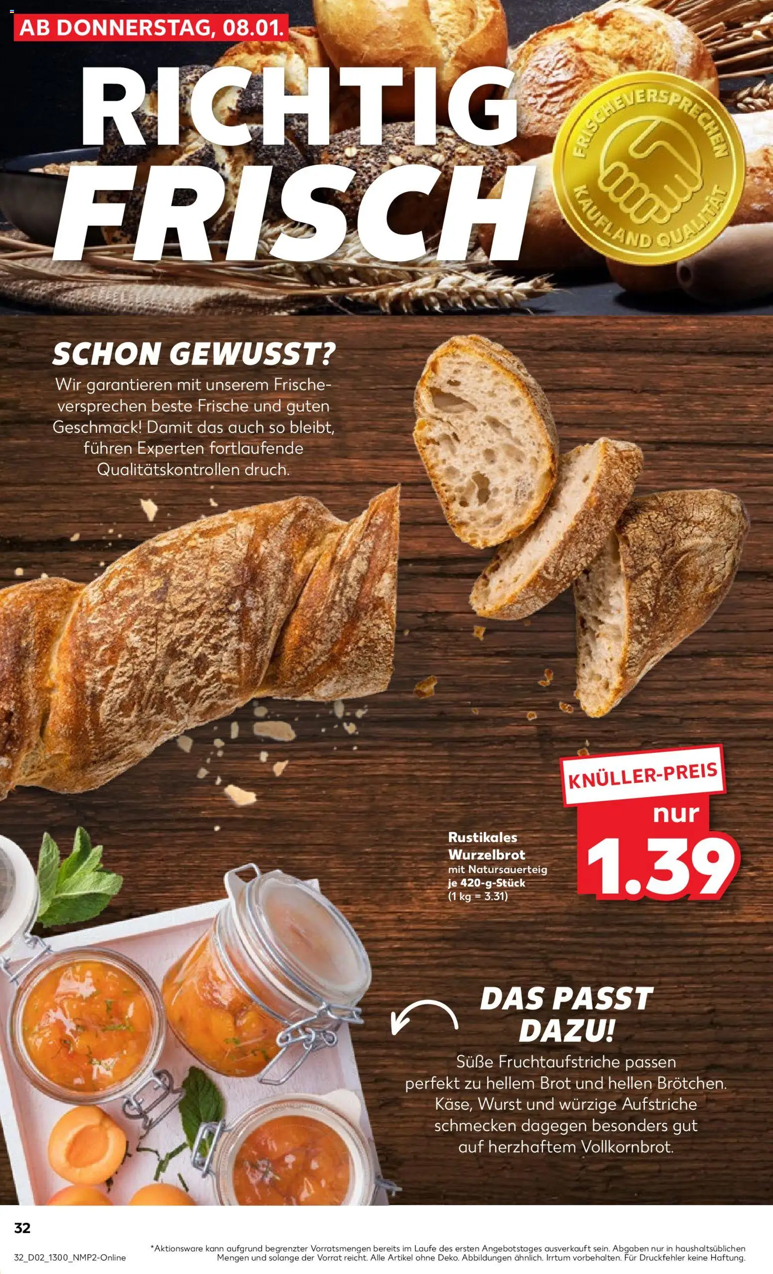 Kaufland prospekt Bremen	 – gültig ab 08.01.2026 | Seite: 30 | Produkte: Wurst, Brot