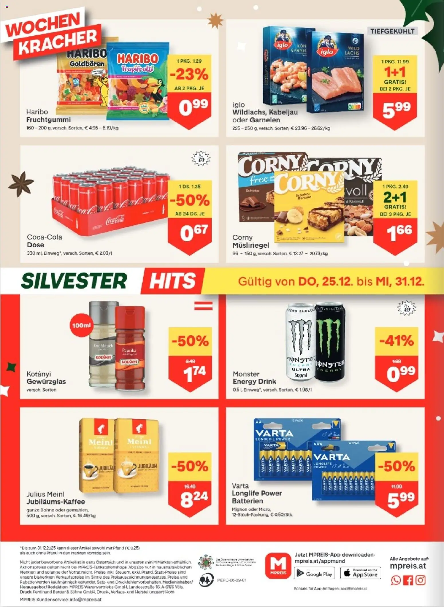 MPREIS Lenzing gültig ab 25.12.2025 | Seite: 12 | Produkte: Zucker, Knoblauch