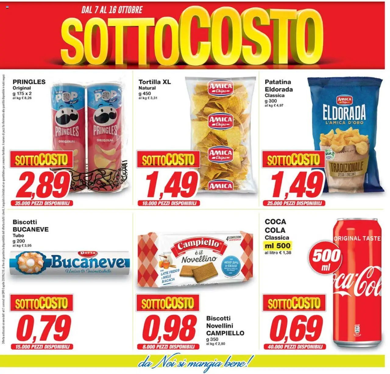 Volantino Prix del 07.10.2025 | Pagina: 3 | Prodotti: Biscotti, Latte, Miele, Coca Cola