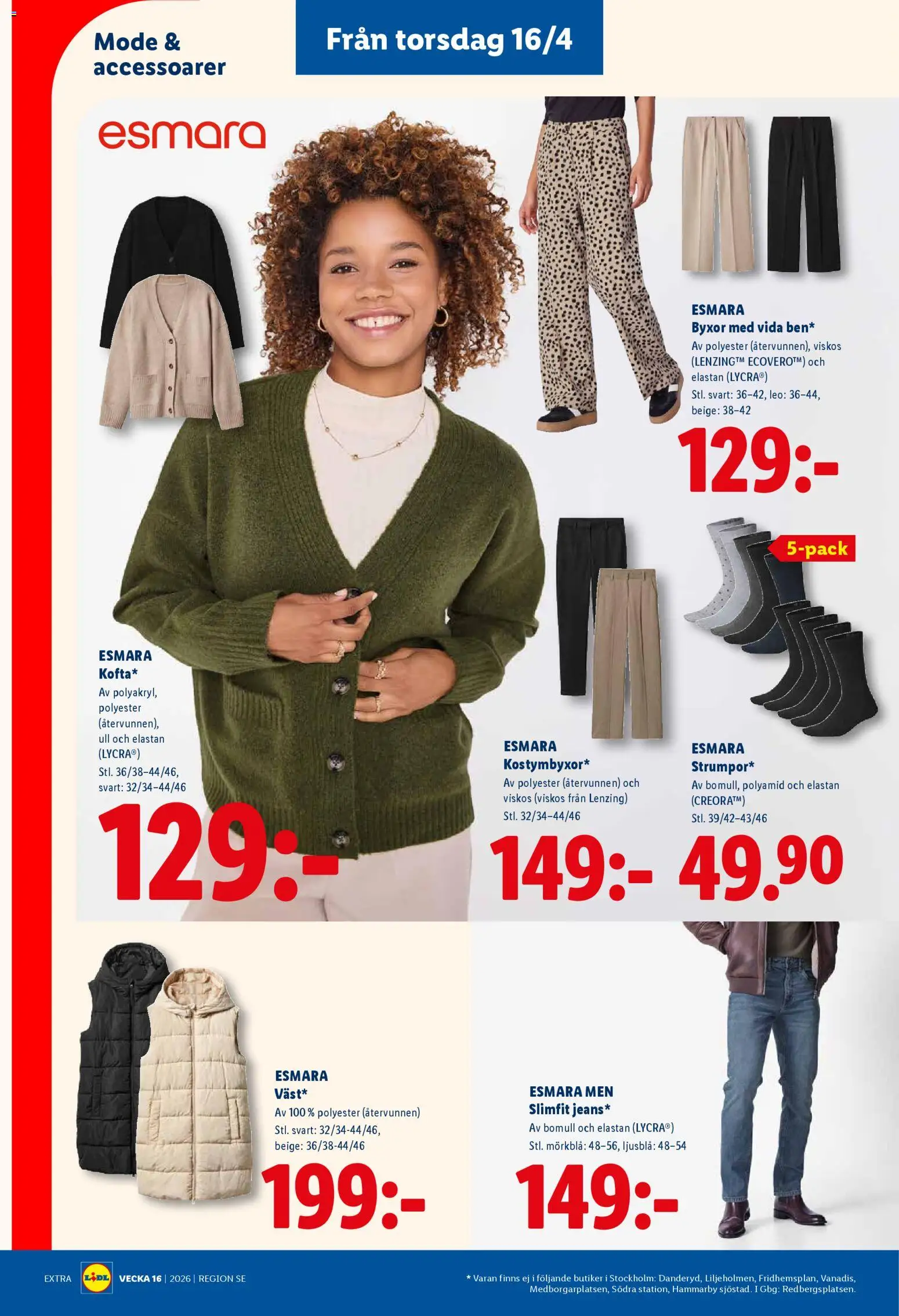 Lidl reklamblad aktuell från 13.04.2026 | Sida: 25 | Produkter: Byxor