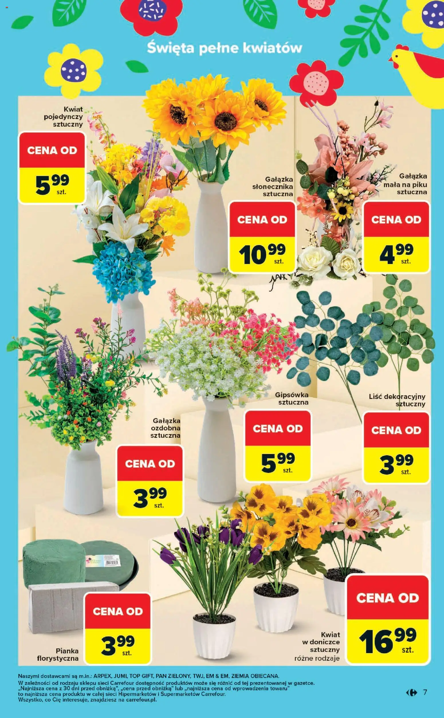Carrefour gazetka - Wielkanoc cieszy bardziej od 09.03.2026 | Strona: 7 | Produkty: Top, Ziemia